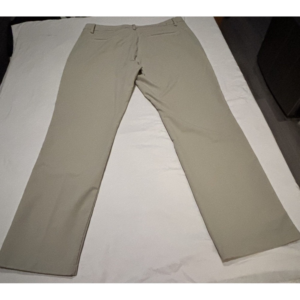 Under Armour Men Match Play Performance Stretch Golf Pants 38x32 Beige Windproof